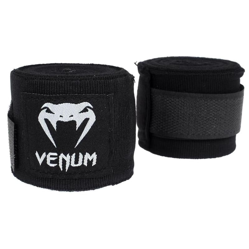 Venum Kontact Boxing Hand Wraps - Black - 2.5M (98 In)