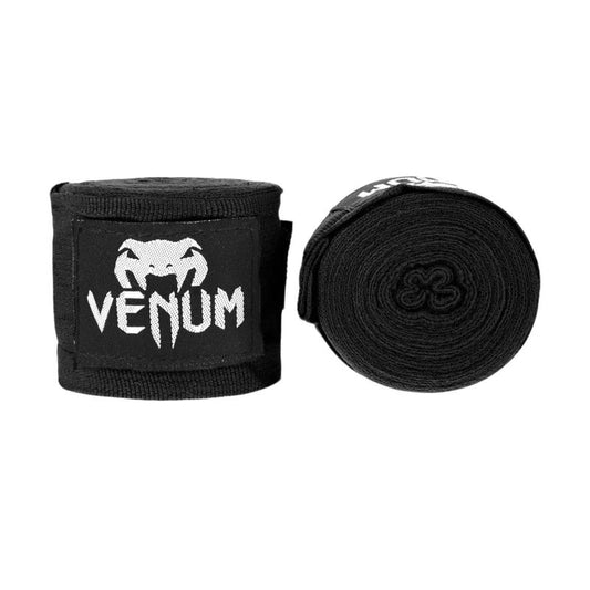 Venum Kontact Boxing Hand Wraps - Black - 2.5M (98 In)