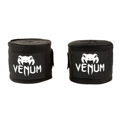 Venum Kontact Boxing Hand Wraps - Black - 2.5M (98 In)