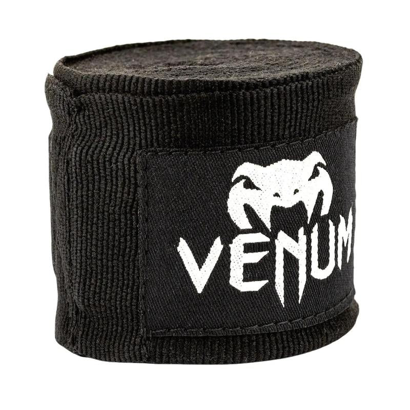 Venum Kontact Boxing Hand Wraps - Black - 2.5M (98 In)